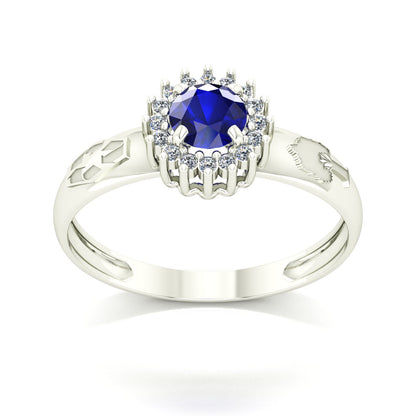 Anel de Formatura de Engenharia Ambiental Majestic Ouro 18k