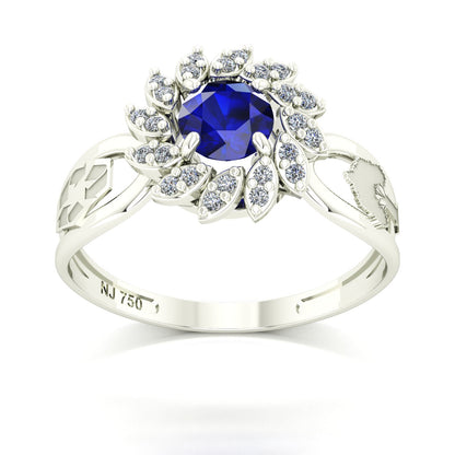 Anel de Formatura de Engenharia Ambiental Magnus Flos II Ouro 18k