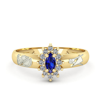 Anel de Formatura de Engenharia de Produção Evermore III Ouro 18k