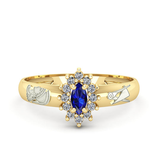 Anel de Formatura de Engenharia de Produção Evermore III Ouro 18k