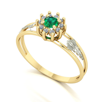 Anel de Formatura de Estética Crown Ouro 18k