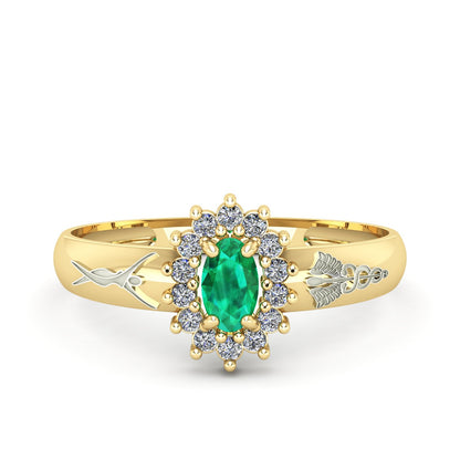 Anel de Formatura de Estética Evermore II Ouro 18k