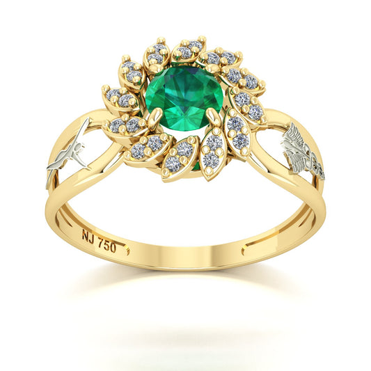 Anel de Formatura de Estética Magnus Flos II Ouro 18k