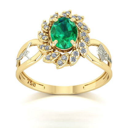 Anel de Formatura de Estética Magnus Flos Ouro 18k