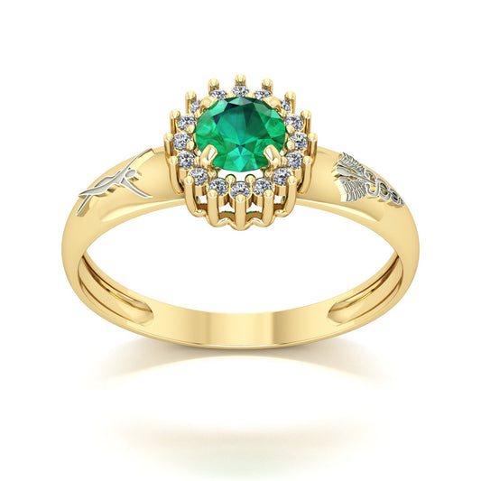 Anel de Formatura de Estética Majestic Ouro 18k