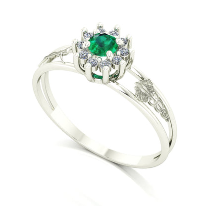 Anel de Formatura de Estética Crown Ouro 18k