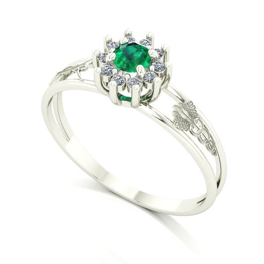 Anel de Formatura de Estética Crown Ouro 18k