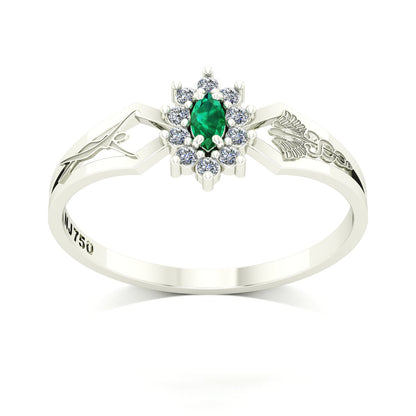 Anel de Formatura de Estética Lovely Ouro 18k