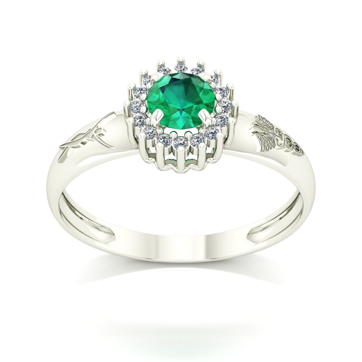 Anel de Formatura de Estética Majestic Ouro 18k