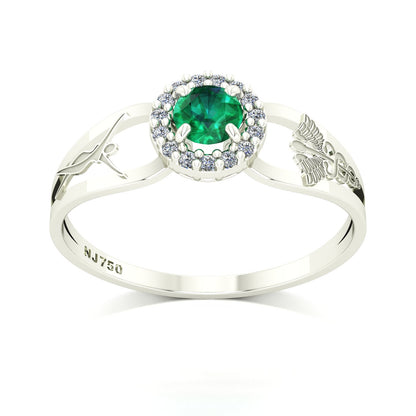 Anel de Formatura de Estética Shiny Ouro 18k