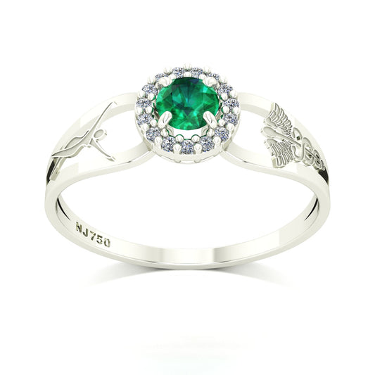 Anel de Formatura de Estética Shiny Ouro 18k