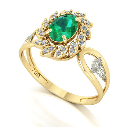 Anel de Formatura de Estética Magnus Flos Ouro 18k