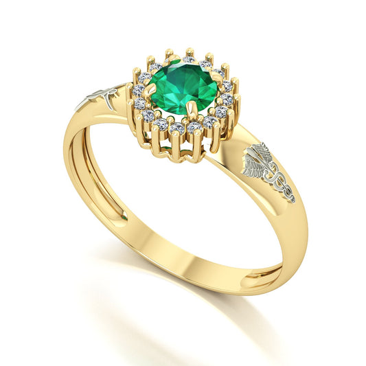 Anel de Formatura de Estética Majestic Ouro 18k