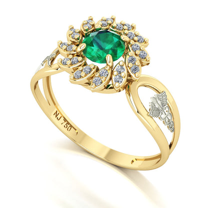 Anel de Formatura de Estética Magnus Flos II Ouro 18k