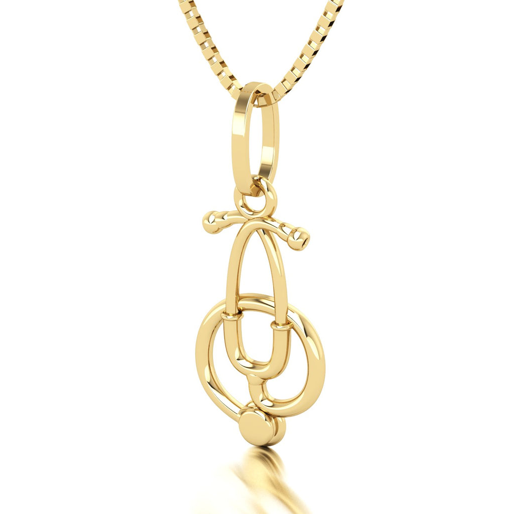 Pingente de Estetoscópio I Ouro 18k