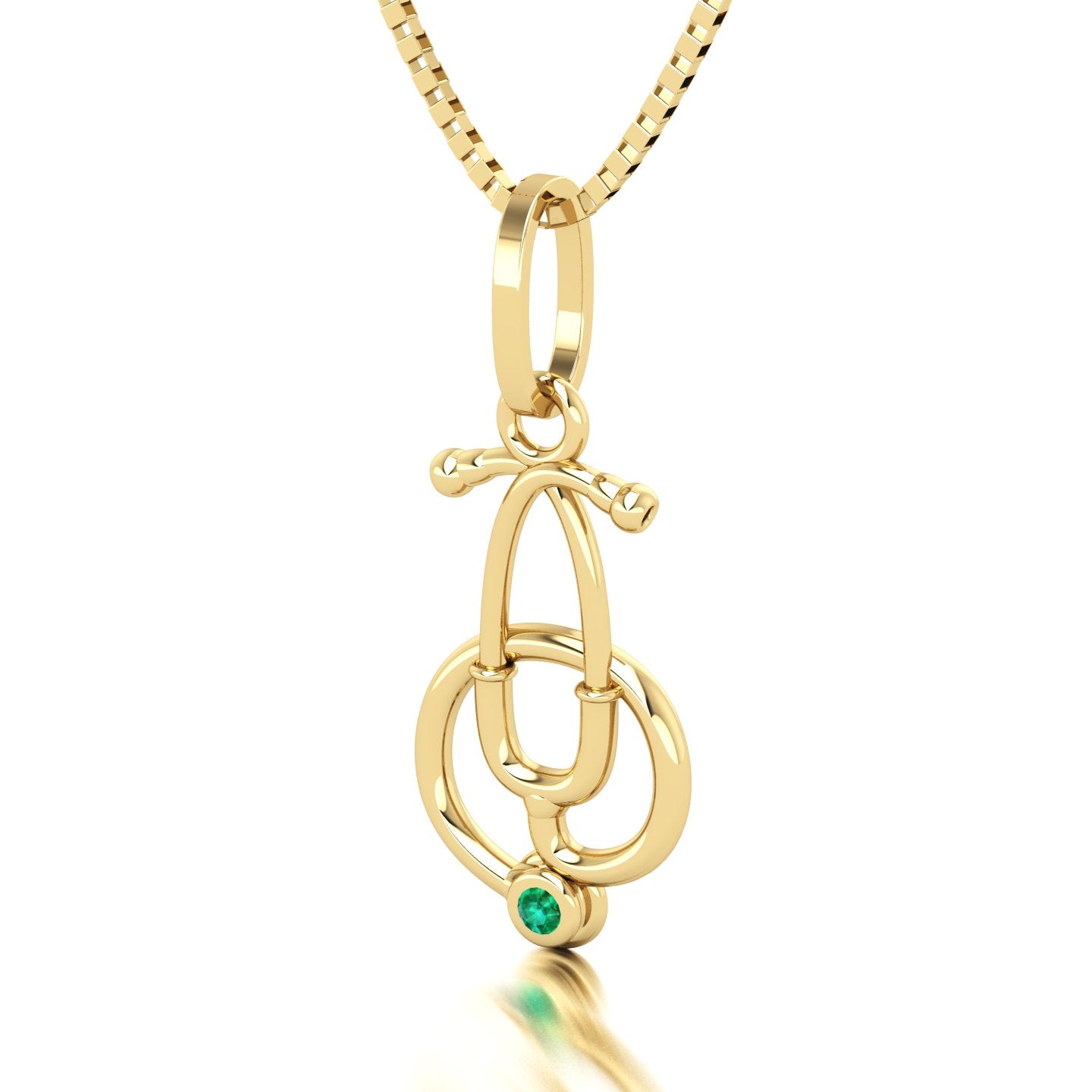 Pingente de Estetoscópio Ouro 18k