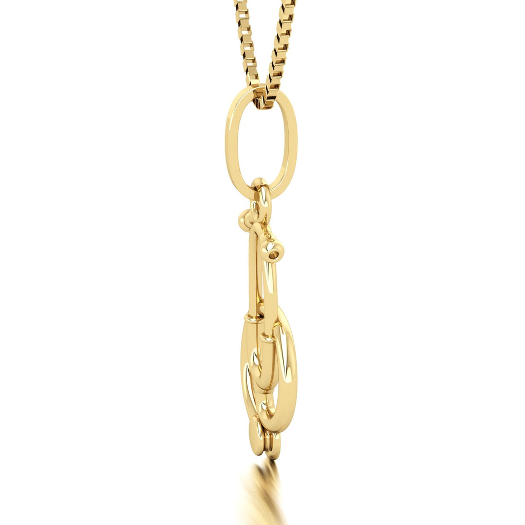Pingente de Estetoscópio I Ouro 18k
