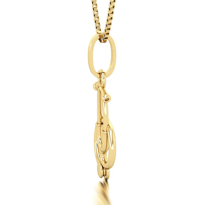 Pingente de Estetoscópio Ouro 18k