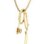 Pingente de Estetoscópio III Ouro 18k
