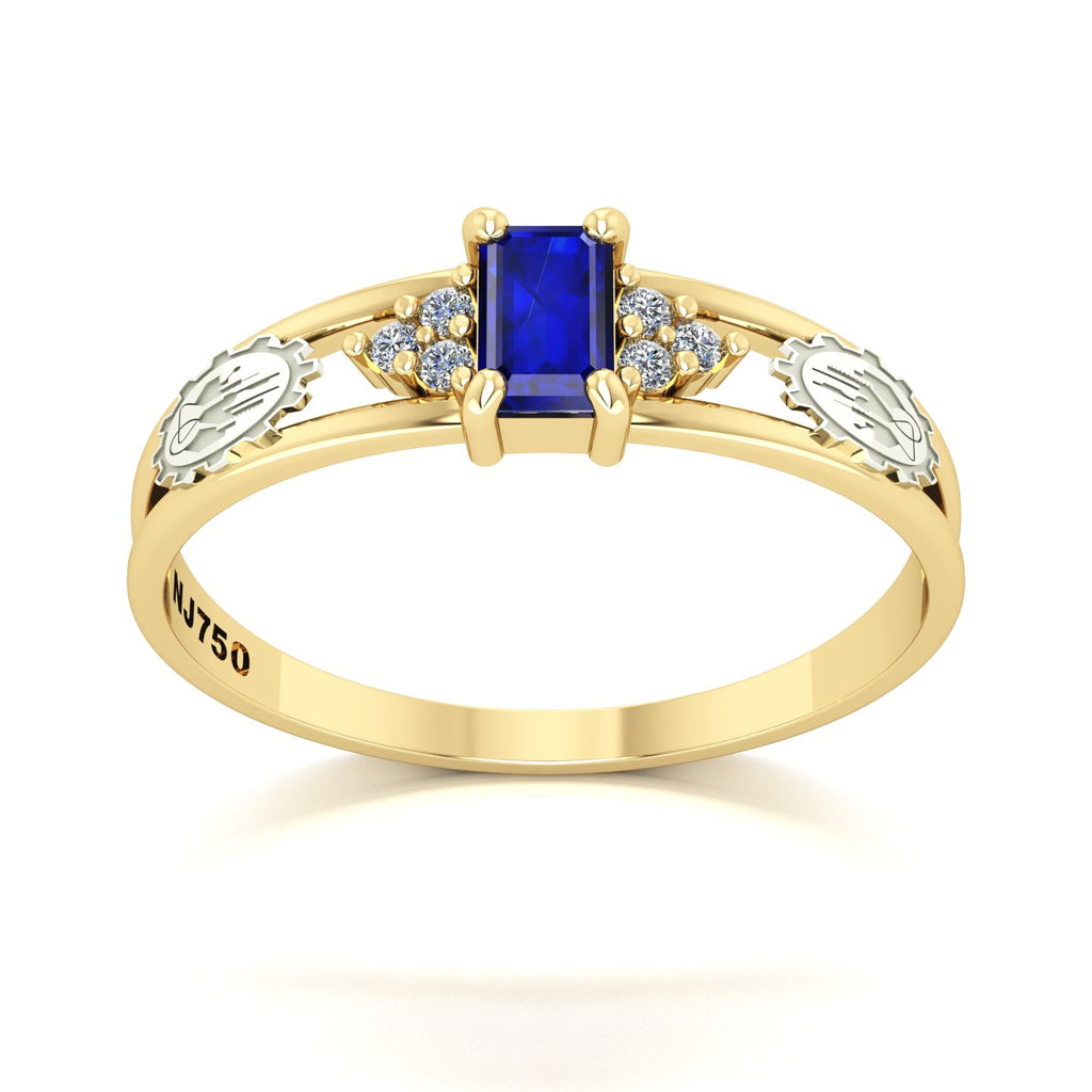 Anel de Formatura de Engenharia Química Eternus Ouro 18k