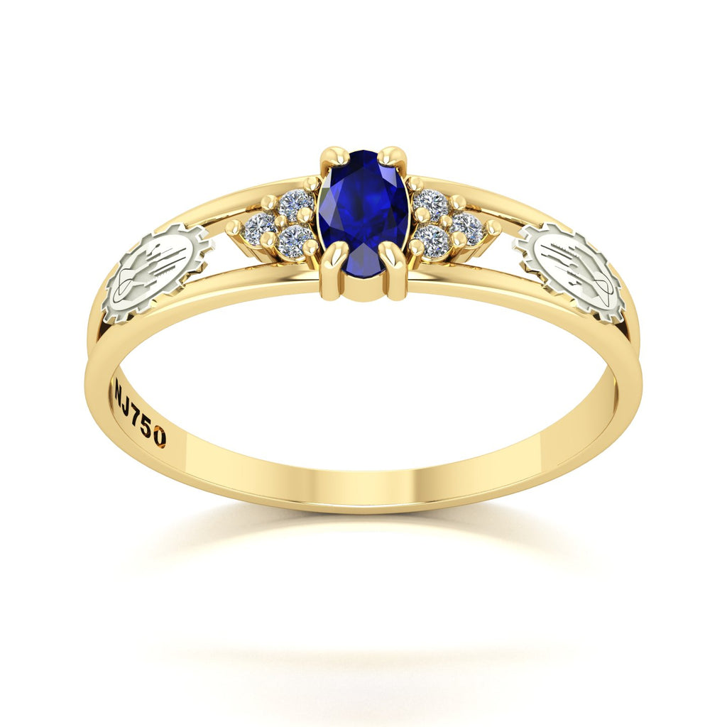 Anel de Formatura de Engenharia Química Eternus III Ouro 18k