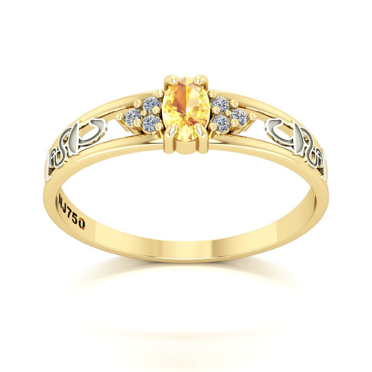 Anel de Formatura de Farmácia Eternus III Ouro 18k