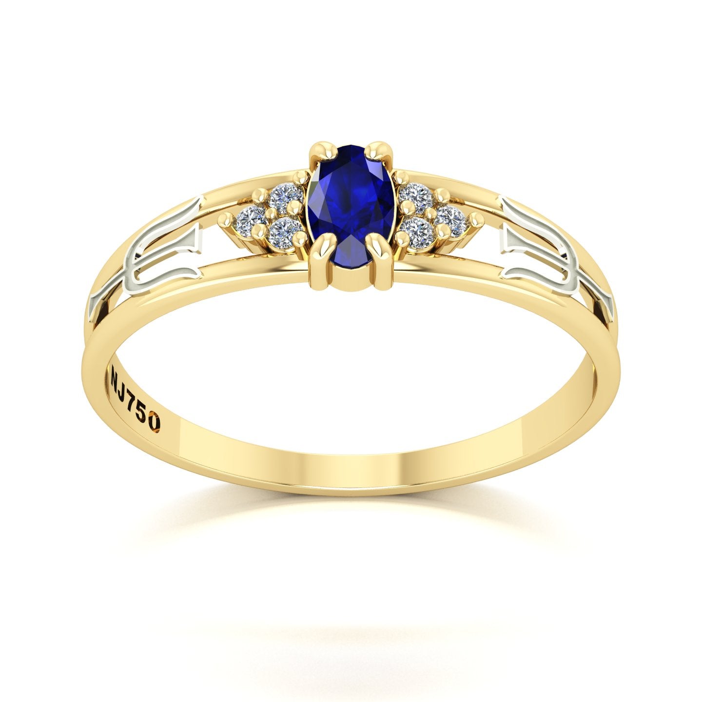 Anel de Formatura de Psicologia Eternus III Ouro 18k