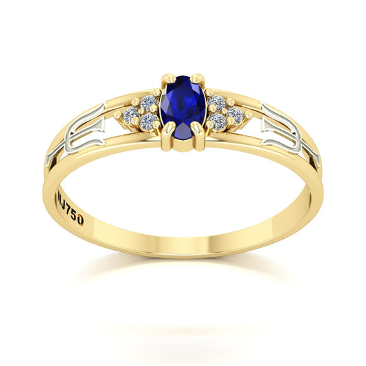 Anel de Formatura de Psicologia Eternus III Ouro 18k