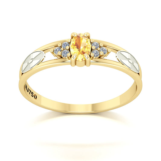 Anel de Formatura de Radiologia Eternus III Ouro 18k