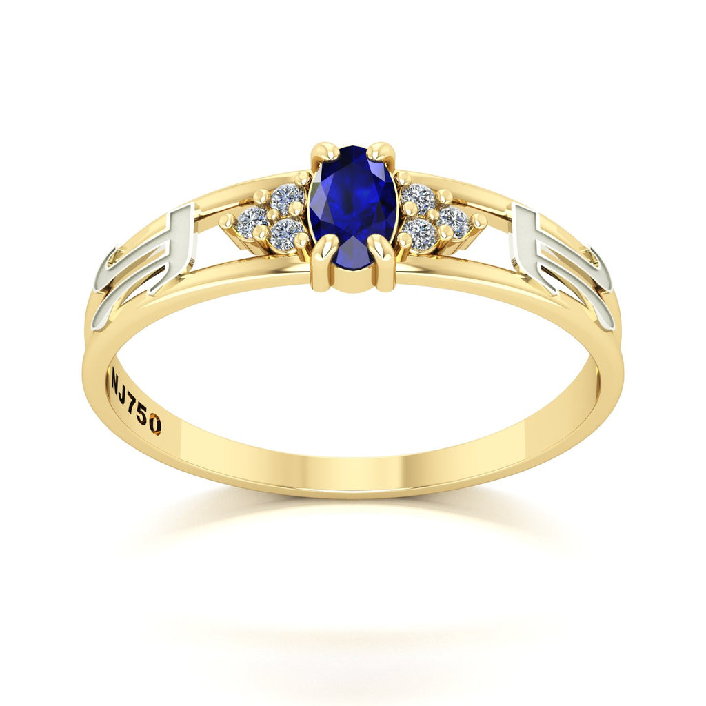 Anel de Formatura de Matemática Eternus III Ouro 18k