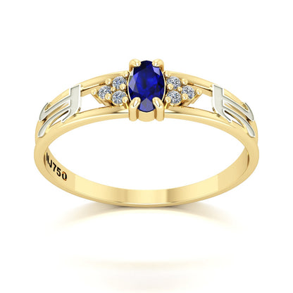 Anel de Formatura de Matemática Eternus III Ouro 18k