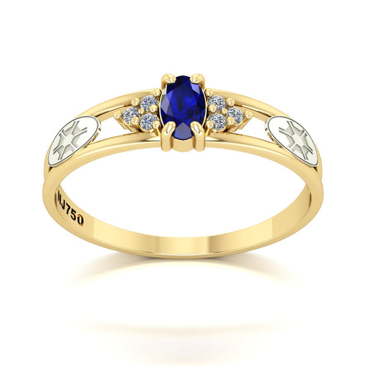 Anel de Formatura de Engenharia Agronômica Eternus III Ouro 18k