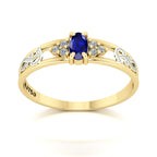 Anel de Formatura de Fonoaudiologia Eternus III Ouro 18k