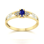 Anel de Formatura de Recursos Humanos Eternus III Ouro 18k