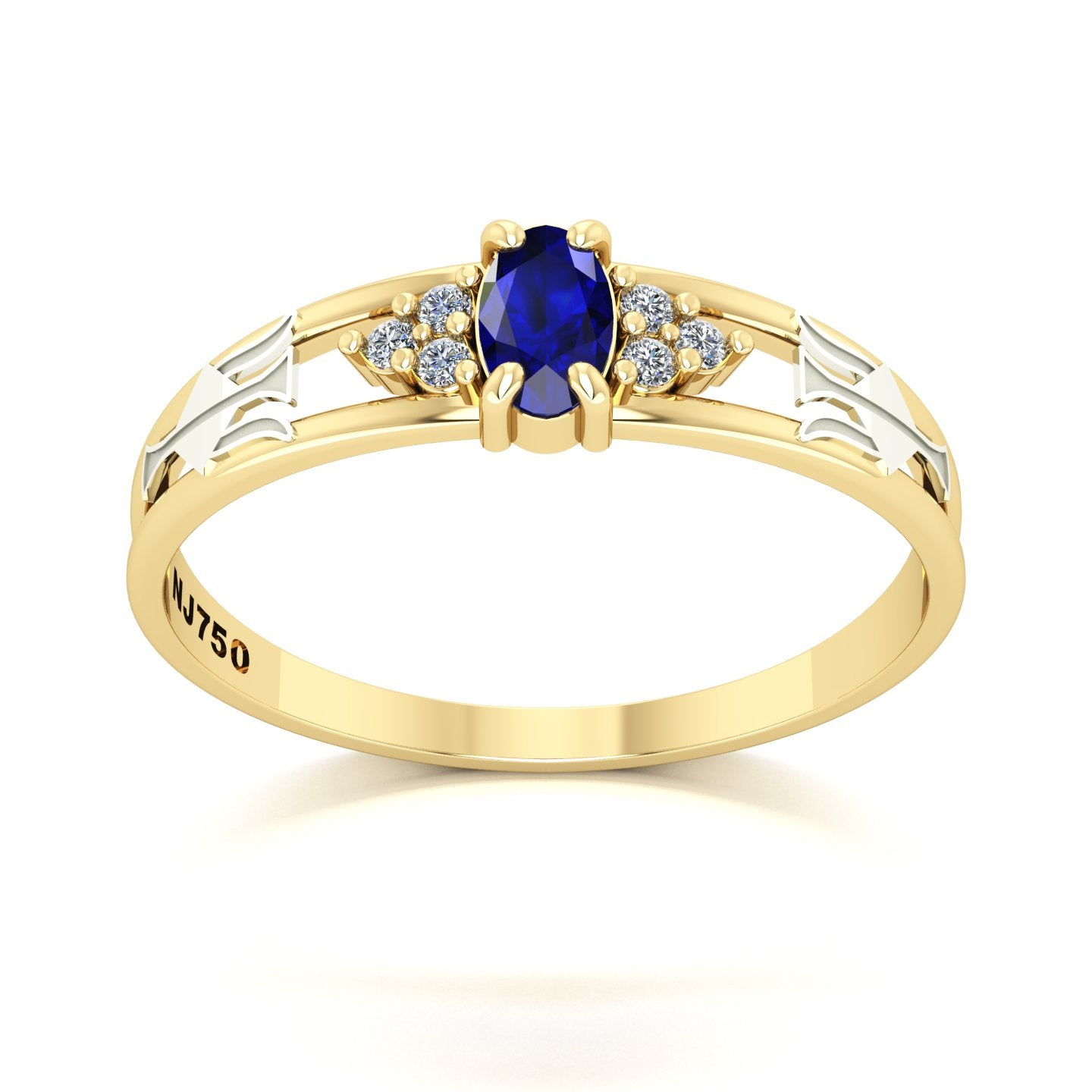 Anel de Formatura de Recursos Humanos Eternus III Ouro 18k