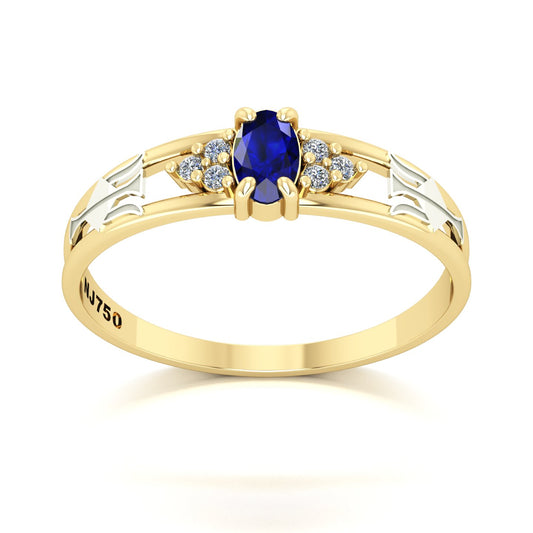 Anel de Formatura de Recursos Humanos Eternus III Ouro 18k