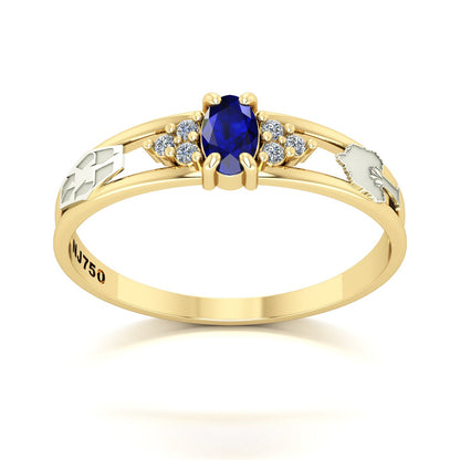 Anel de Formatura de Engenharia Ambiental Eternus III Ouro 18k