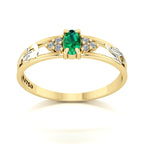 Anel de Formatura de Enfermagem Eternus III Ouro 18k