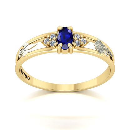 Anel de Formatura de Pedagogia Eternus III Ouro 18k