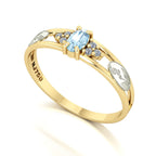 Anel de Formatura de Biologia Eternus III Ouro 18k