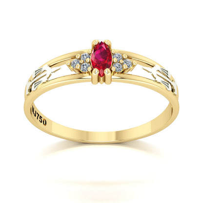 Anel de Formatura de Direito Eternus II Ouro 18k