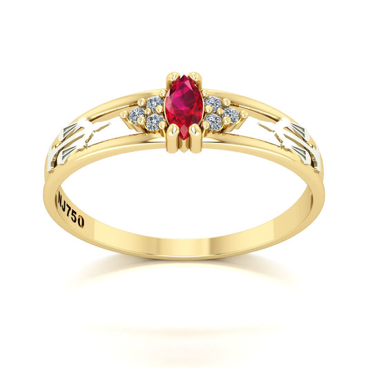 Anel de Formatura de Direito Eternus II Ouro 18k