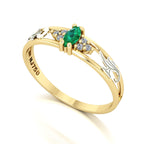 Anel de Formatura de Enfermagem Eternus II Ouro 18k
