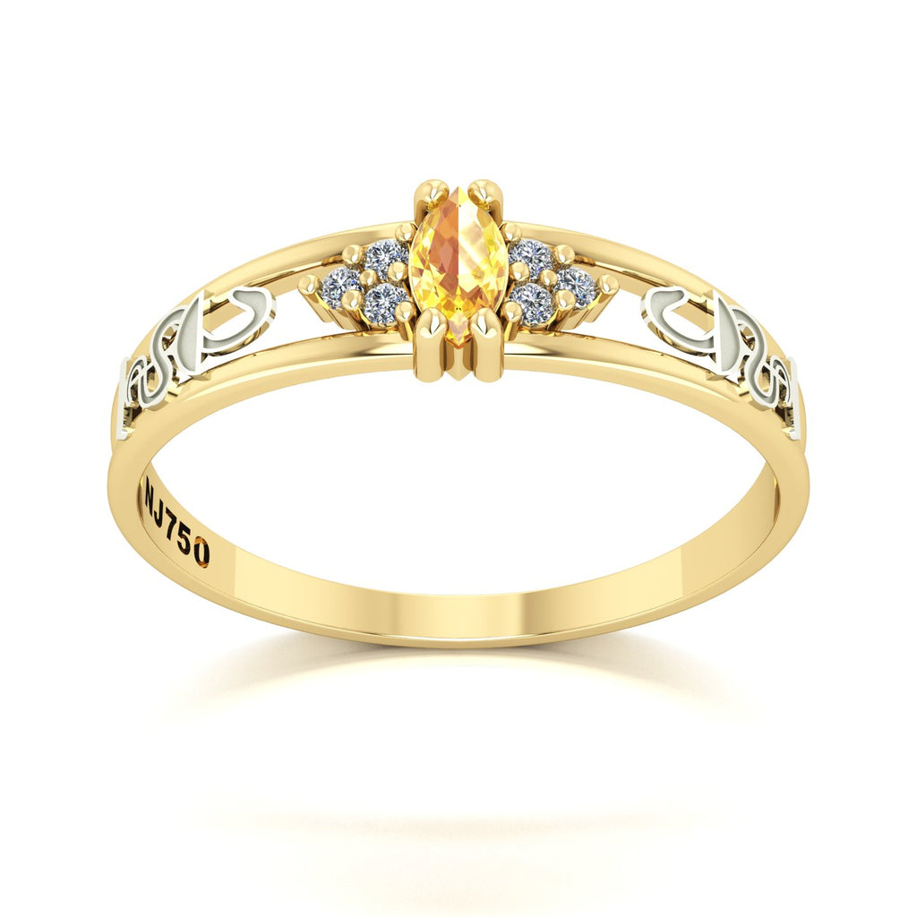 Anel de Formatura de Farmácia Eternus II Ouro 18k