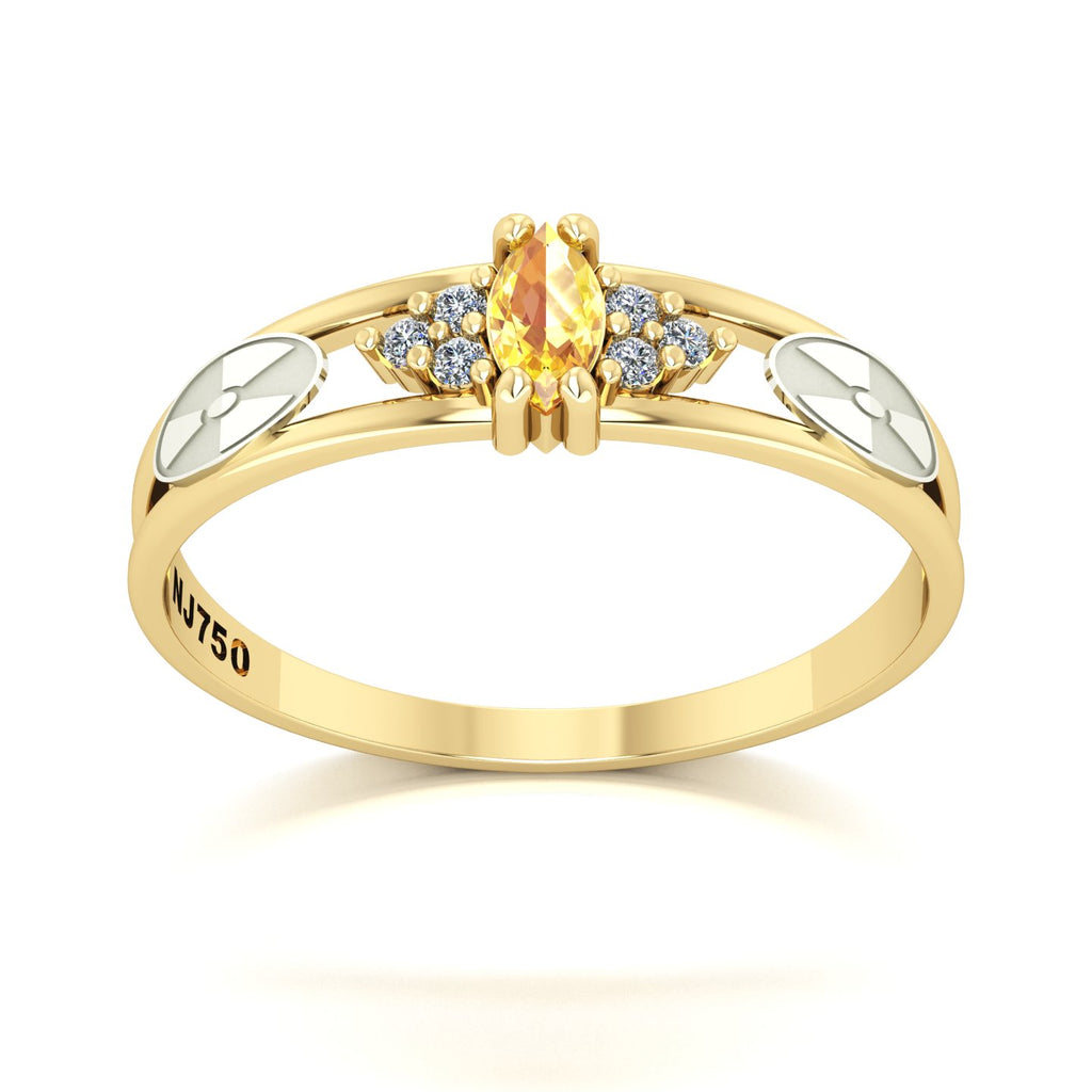 Anel de Formatura de Radiologia Eternus II Ouro 18k