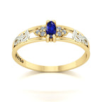 Anel de Formatura de Fonoaudiologia Eternus II Ouro 18k