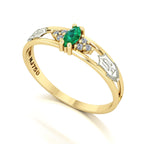 Anel de Formatura de Nutrição Eternus II Ouro 18k