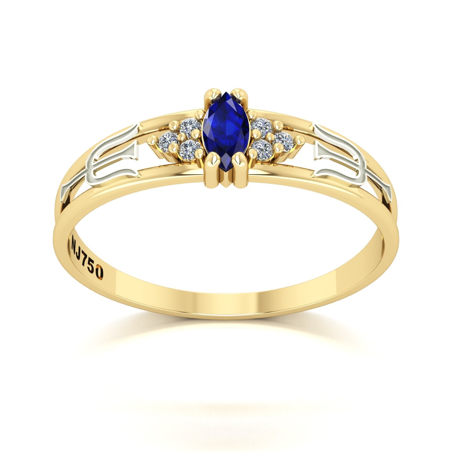 Anel de Formatura de Psicologia Eternus II Ouro 18k