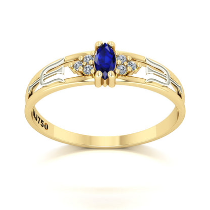Anel de Formatura de Psicologia Eternus II Ouro 18k