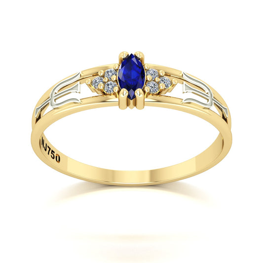 Anel de Formatura de Psicologia Eternus II Ouro 18k
